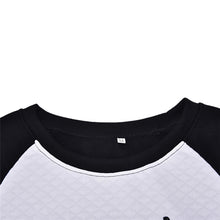 S-2XL White Black Women Pullover Long Sleeve Casual Sweatshirts Women Letter Clothing J4U66