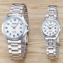 Women Men Retro Simple Series Of High-end Leisure Couples Stainless Steel Watch Gift for Lovers relogio masculino J4U66