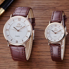 Women Men Retro Simple Series Of High-end Leisure Couples Stainless Steel Watch Gift for Lovers relogio masculino J4U66