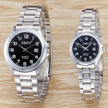 Women Men Retro Simple Series Of High-end Leisure Couples Stainless Steel Watch Gift for Lovers relogio masculino J4U66