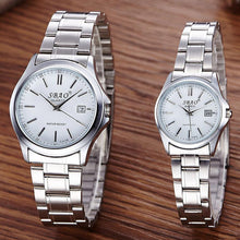 Women Men Retro Simple Series Of High-end Leisure Couples Stainless Steel Watch Gift for Lovers relogio masculino J4U66