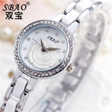 Flower Style Sliver Watch Brand Watch Women Diamond Wristwatch Ladies Watch ClockWristwatches Stainless Watch J4U66