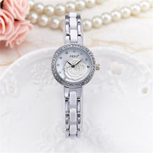 Flower Style Sliver Watch Brand Watch Women Diamond Wristwatch Ladies Watch ClockWristwatches Stainless Watch J4U66