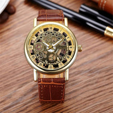 Brand Men's waterproof double-sided Leather Strap Men Waterpoof Mechanical Wristwatches ClockWatch Relogio Masculino J4U66