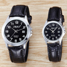 FashionWomen Men Retro Calendar Couple High-grade Business Belt Watch Gift for Lovers relogio masculino J4U66