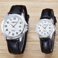 FashionWomen Men Retro Calendar Couple High-grade Business Belt Watch Gift for Lovers relogio masculino J4U66