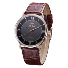 FashionWomen Men Retro Simple Temperament Couple High-grade Business Belt Watch Gift for Lovers relogio masculino J4U66