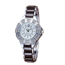 Glod Sliver Fashion High - end Watches Diamond women Ladies dress quartz watch bracelet watch montre femme relogio feminino J4U66