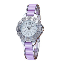 Glod Sliver Fashion High - end Watches Diamond women Ladies dress quartz watch bracelet watch montre femme relogio feminino J4U66