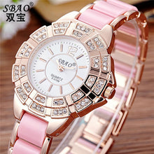 Glod Sliver Fashion High - end Watches Diamond women Ladies dress quartz watch bracelet watch montre femme relogio feminino J4U66