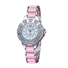 Glod Sliver Fashion High - end Watches Diamond women Ladies dress quartz watch bracelet watch montre femme relogio feminino J4U66
