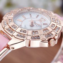 Glod Sliver Fashion High - end Watches Diamond women Ladies dress quartz watch bracelet watch montre femme relogio feminino J4U66