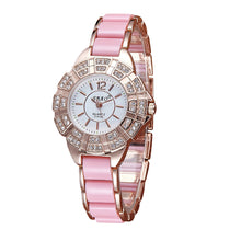 Glod Sliver Fashion High - end Watches Diamond women Ladies dress quartz watch bracelet watch montre femme relogio feminino J4U66