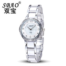 Glod women Ladies dress quartz watch Elegant Fashion Mother Of Pearl Dial bracelet watch montre femme relogio feminino J4U66