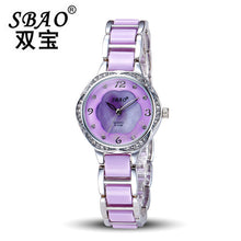 Glod women Ladies dress quartz watch Elegant Fashion Mother Of Pearl Dial bracelet watch montre femme relogio feminino J4U66