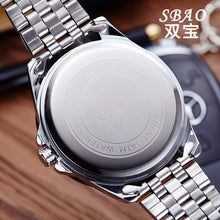 Luxury Men's Circular Dial 3 Movement Stainless Steel Strap Quartz Wrist Watch Men Sports Quartz-Watch Relogio Masculino J4U66