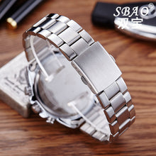 Luxury Men's Watch Stainless Steel Band Waterproof Quartz Business Wristwatch Men Sports Quartz-Watch Relogio Masculino J4U66