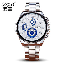 Luxury Men's Watch Stainless Steel Band Waterproof Quartz Business Wristwatch Men Sports Quartz-Watch Relogio Masculino J4U66