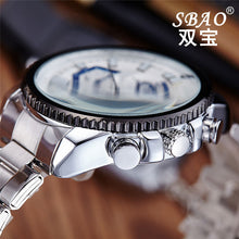 Luxury Men's Watch Stainless Steel Band Waterproof Quartz Business Wristwatch Men Sports Quartz-Watch Relogio Masculino J4U66