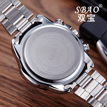 Luxury Men's Watch Stainless Steel Band Waterproof Quartz Business Wristwatch Men Sports Quartz-Watch Relogio Masculino J4U66