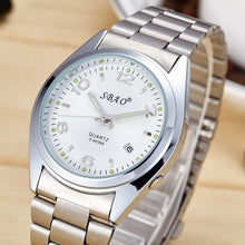 Luxury Men watch stainless steel double calendar quartz watch luminous waterproof Business Quartz-Watch Relogio Masculino J4U66