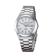 Luxury Men watch stainless steel double calendar quartz watch luminous waterproof Business Quartz-Watch Relogio Masculino J4U66
