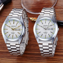 Luxury Men watch stainless steel double calendar quartz watch luminous waterproof Business Quartz-Watch Relogio Masculino J4U66