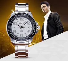 Men Sports Luxury Men's Watch Stainless Steel Band Waterproof Quartz Business Quartz-Watch Wristwatch Relogio Masculino J4U66