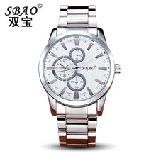 Sports Brand Quartz Mens Watches Top Brand Luxury Quartz-watch Clock Stainless SteelWristwatch Relogio Masculino J4U66