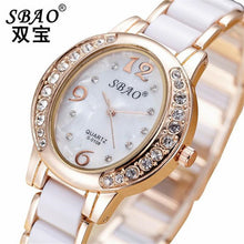 Supper Thin White & Gold Quartz Ladies Crystal Rhinestone Women Analog Wrist Fashion Bracelet Watch Reloje ing J4U66