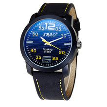 Wrist Watch Men Fashion Personality Trends Blu-ray Calendar High-grade Business Belt Quartz Analog Watch Relogio Masculino J4U66
