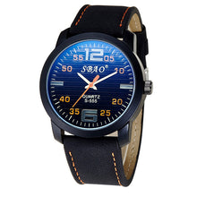 Wrist Watch Men Fashion Personality Trends Blu-ray Calendar High-grade Business Belt Quartz Analog Watch Relogio Masculino J4U66