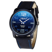 Wrist Watch Men Fashion Personality Trends Blu-ray Calendar High-grade Business Belt Quartz Analog Watch Relogio Masculino J4U66