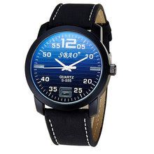 Wrist Watch Men Fashion Personality Trends Blu-ray Calendar High-grade Business Belt Quartz Analog Watch Relogio Masculino J4U66