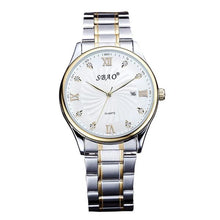 Wrist Watch Men Luxury Men's watch stainless steel calendar quartz watch waterproof Business Quartz-Watch Relogio Masculino J4U66