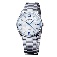 Wrist Watch Men Luxury Men's watch stainless steel calendar quartz watch waterproof Business Quartz-Watch Relogio Masculino J4U66