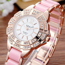 Style Gold Watch Brand Watch Women Wristwatch Ladies Watch ClockWristwatches Stainless Gold Watches J4U66
