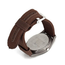 Fashion Sport Outdoor Men's Date Quartz Analog Wrist Watch Military Sports Canvas Strap Unisex Army Style Watch Homme Reloj J4U66