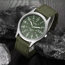 Fashion Sport Outdoor Men's Date Quartz Analog Wrist Watch Military Sports Nylon Strap Unisex Army Style Watch Homme Reloj J4U66