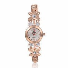 Fashion Daisies Flower Women Watch Rose Gold Bracelet Wrist Watch Women Girl Dress Clocks  J4U66