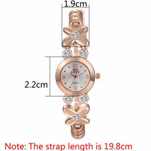 Fashion Daisies Flower Women Watch Rose Gold Bracelet Wrist Watch Women Girl Dress Clocks  J4U66