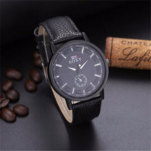 Luxury Brand Fashion Men Watches Leather Analog Quartz Dial Wrist Watch Men Casual Girl Dress Reloj Mujer Relojes Hombre J4U66