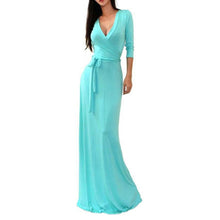 Saias Para As Mulheres Sexy Women Long Bodycon Dress Casual Bohemian Solid Dresses Vestidos J4U66