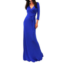 Saias Para As Mulheres Sexy Women Long Bodycon Dress Casual Bohemian Solid Dresses Vestidos J4U66