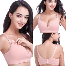 Seamless Padded Feeding Nursing Bras Ladies Wire-Free Maternity Breastfeeding Bra B C Cup Clothes J4U66