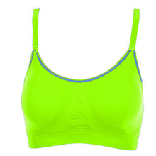 Seamless Racerback Padded Push Up Fitness S Bra Stretch Workout Crop TopsJFY66