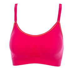 Seamless Racerback Padded Push Up Fitness S Bra Stretch Workout Crop TopsJFY66
