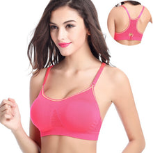 Seamless Racerback Padded Push Up Fitness S Bra Stretch Workout Crop TopsJFY66