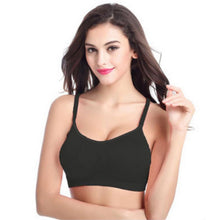 Seamless Racerback Padded Push Up Fitness S Bra Stretch Workout Crop TopsJFY66