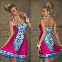 Women Dress Wrapped ChWaist Dress Bohemian Casual J4U66